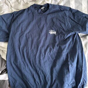 Stüssy Navy Tee (100% Cotton) – Barely Worn – Excellent Condition